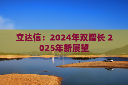 立达信：2024年双增长 2025年新展望