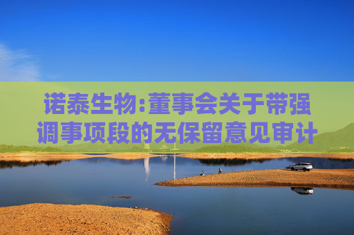 诺泰生物:董事会关于带强调事项段的无保留意见审计报告的专项说明  第1张
