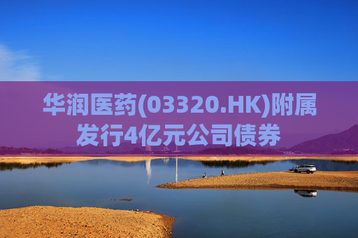 华润医药(03320.HK)附属发行4亿元公司债券