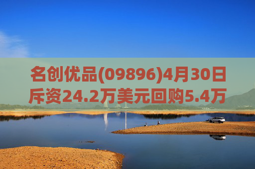 名创优品(09896)4月30日斥资24.2万美元回购5.4万股