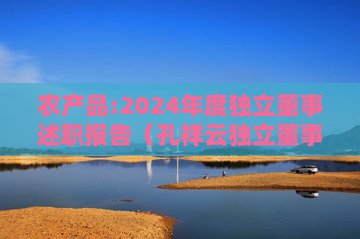 农产品:2024年度独立董事述职报告（孔祥云独立董事）