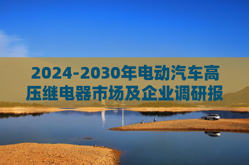 2024-2030年电动汽车高压继电器市场及企业调研报告