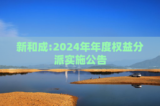新和成:2024年年度权益分派实施公告