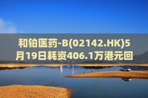 和铂医药-B(02142.HK)5月19日耗资406.1万港元回购45万股
