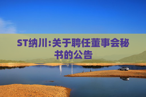 ST纳川:关于聘任董事会秘书的公告