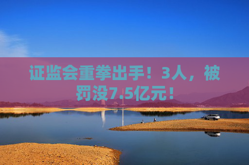 证监会重拳出手！3人，被罚没7.5亿元！  第1张