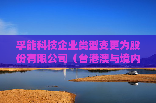 孚能科技企业类型变更为股份有限公司（台港澳与境内合资、上市）(6220)