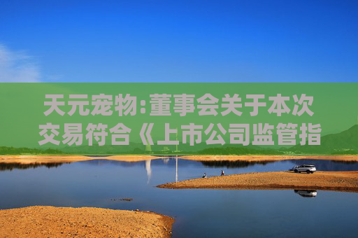 天元宠物:董事会关于本次交易符合《上市公司监管指引第9号――上市公司筹划和实施重大资产重组的监管要求》第四条规定的说明