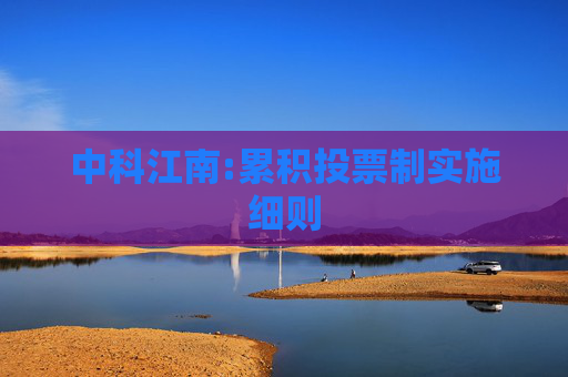 中科江南:累积投票制实施细则