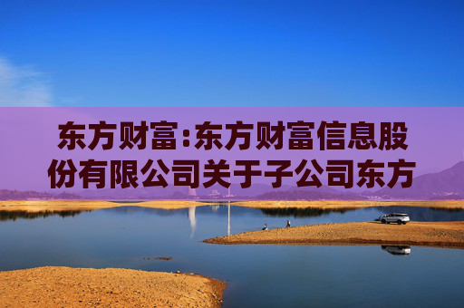 东方财富:东方财富信息股份有限公司关于子公司东方财富证券股份有限公司2025年度第四期短期融资券发行情况的公告