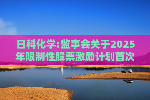 日科化学:监事会关于2025年限制性股票激励计划首次授予激励对象名单（首次授予日）的核查意见
