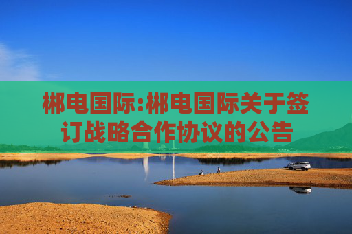 郴电国际:郴电国际关于签订战略合作协议的公告