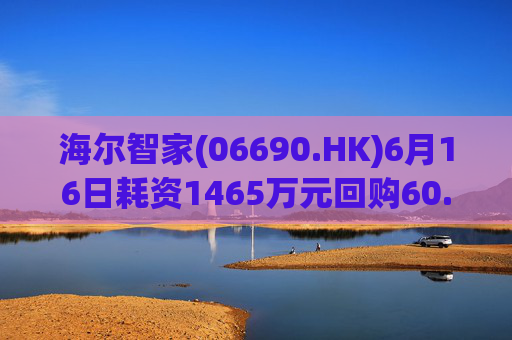 海尔智家(06690.HK)6月16日耗资1465万元回购60.2万股A股
