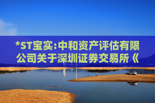 *ST宝实:中和资产评估有限公司关于深圳证券交易所《关于对宝塔实业股份有限公司重大资产置换及支付现金购买资产暨关联交易的问询函》回复之专项核查意见