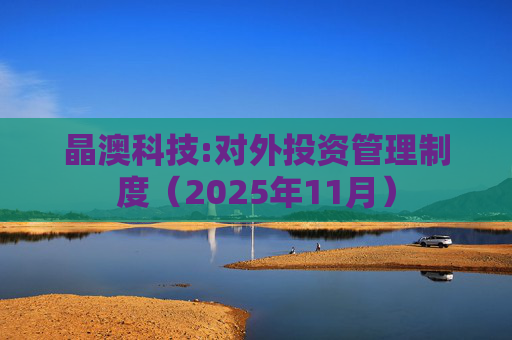 晶澳科技:对外投资管理制度（2025年11月）
