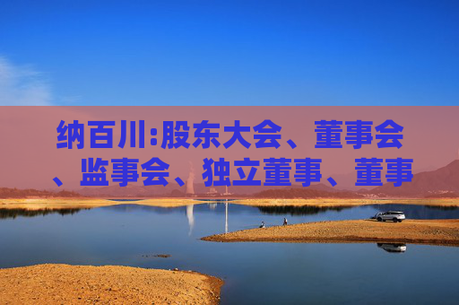 纳百川:股东大会、董事会、监事会、独立董事、董事会秘书制度的建立健全及运行情况说明