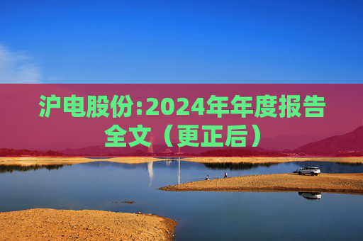 沪电股份:2024年年度报告全文（更正后）