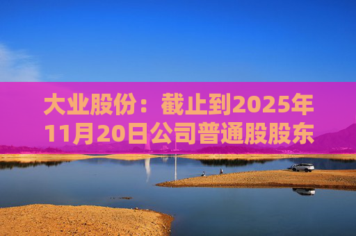 大业股份：截止到2025年11月20日公司普通股股东户数为27995户