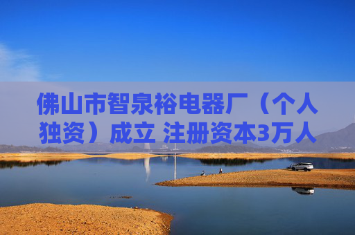 佛山市智泉裕电器厂(个人独资)成立 注册资本3万人民币 第1张 佛山市智泉裕电器厂(个人独资)成立 注册资本3万人民币 第1张