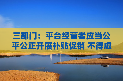 三部门：平台经营者应当公平公正开展补贴促销 不得虚假、夸大宣传补贴金额和力度