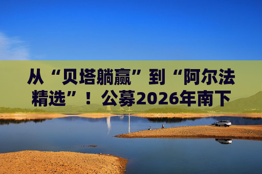 从“贝塔躺赢”到“阿尔法精选”！公募2026年南下新打法曝光