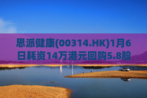 思派健康(00314.HK)1月6日耗资14万港元回购5.8股