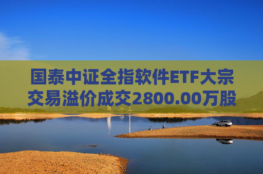 国泰中证全指软件ETF大宗交易溢价成交2800.00万股