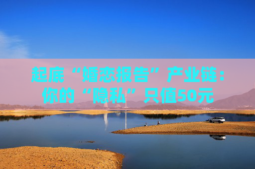 起底“婚恋报告”产业链：你的“隐私”只值50元