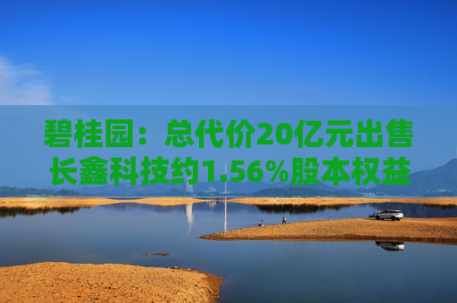 碧桂园：总代价20亿元出售长鑫科技约1.56%股本权益，所得款项用于保交楼
