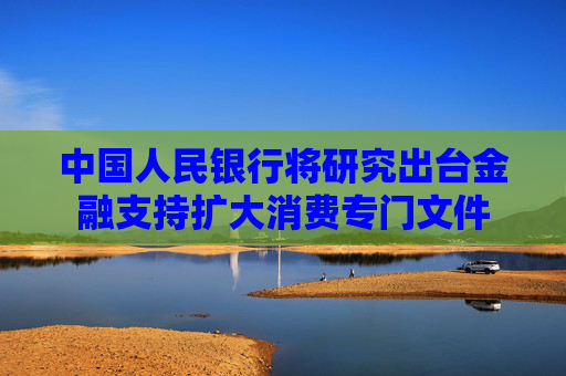 中国人民银行将研究出台金融支持扩大消费专门文件
