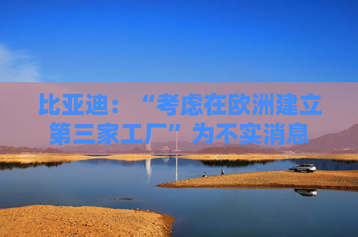 比亚迪：“考虑在欧洲建立第三家工厂”为不实消息