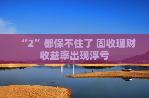 “2”都保不住了 固收理财收益率出现浮亏