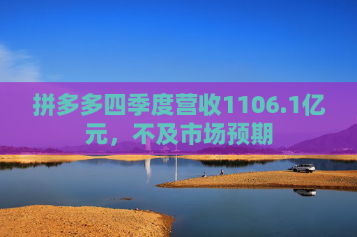 拼多多四季度营收1106.1亿元，不及市场预期