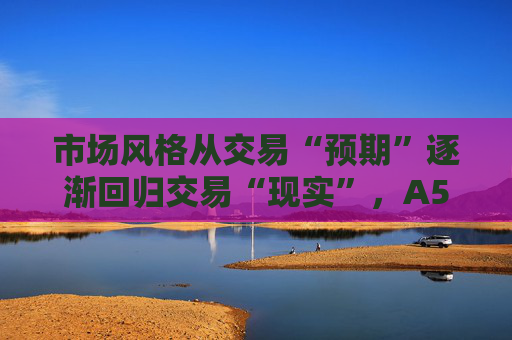 市场风格从交易“预期”逐渐回归交易“现实”，A50ETF华宝（159596）小幅放量半日成交5337万