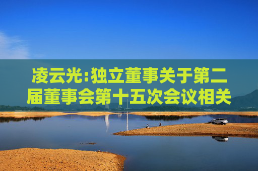 凌云光:独立董事关于第二届董事会第十五次会议相关事项的独立意见  第1张