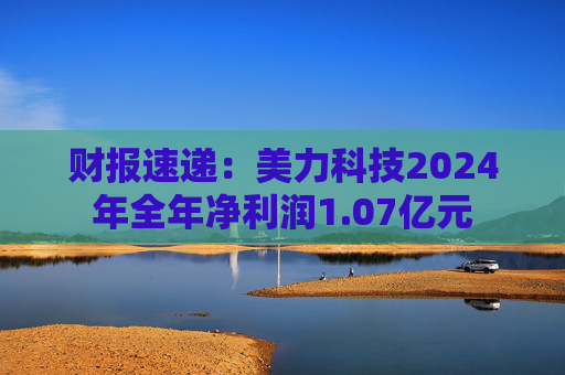 财报速递：美力科技2024年全年净利润1.07亿元