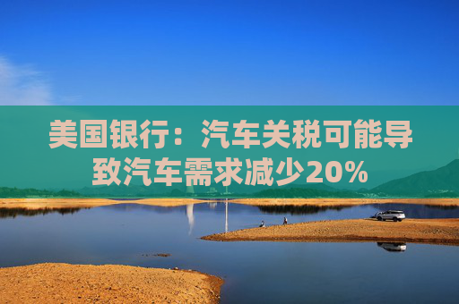 美国银行：汽车关税可能导致汽车需求减少20%  第1张