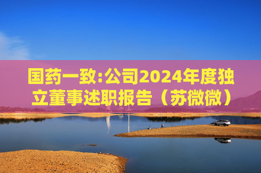 国药一致:公司2024年度独立董事述职报告（苏微微）