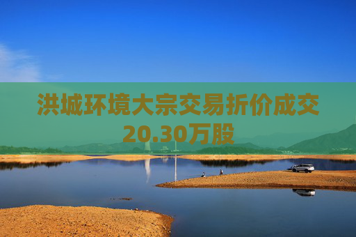 洪城环境大宗交易折价成交20.30万股