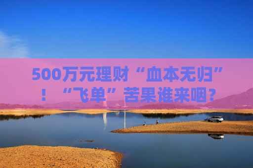 500万元理财“血本无归”！“飞单”苦果谁来咽？