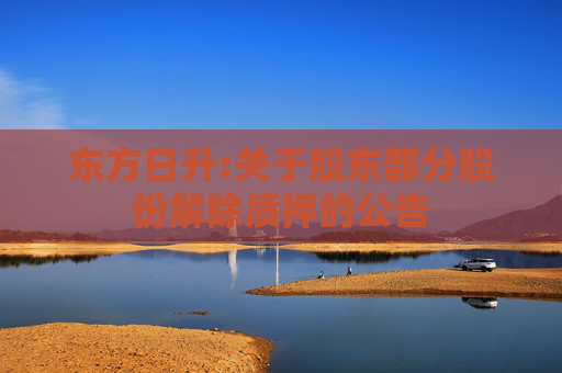 东方日升:关于股东部分股份解除质押的公告