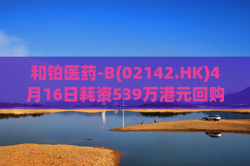 和铂医药-B(02142.HK)4月16日耗资539万港元回购75万股
