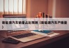 新能源汽车销量占比预测（新能源汽车产销量）