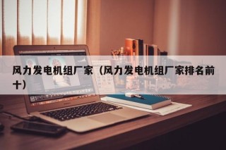 风力发电机组厂家（风力发电机组厂家排名前十）