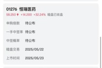 港股IPO赚钱效应太强了！2只新股暗盘暴涨