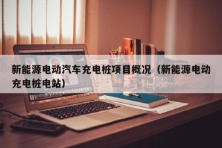 新能源电动汽车充电桩项目概况（新能源电动充电桩电站）