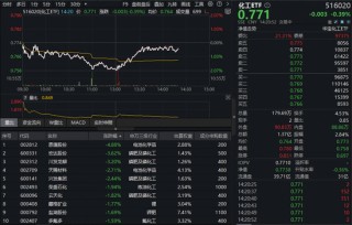 化工板块意外回调！热门板块领跌，是风险还是布局良机？细分化工指数年内涨幅仍超24%傲视大盘