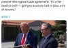 美国总统特朗普与英国首相斯塔默签署贸易协议
