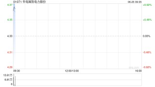 华电国际电力股份向中国华电集团配发6.79亿股份
