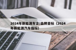 2024年新能源车企/品牌目标（2024年新能源汽车指标）